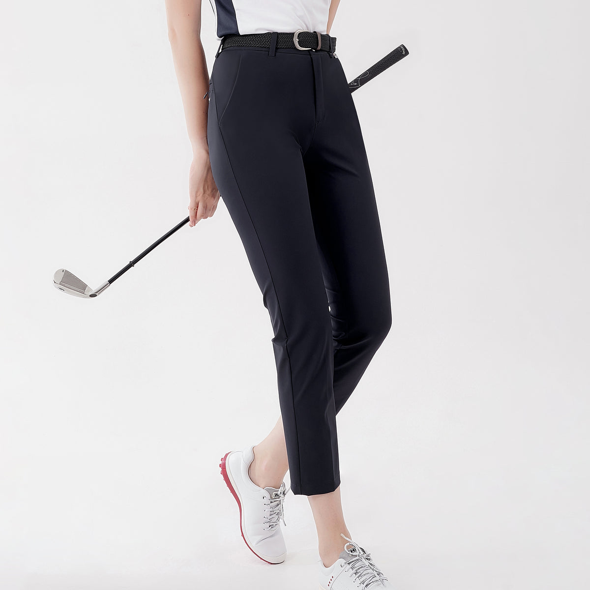 Women's woven cropped pants H60752F