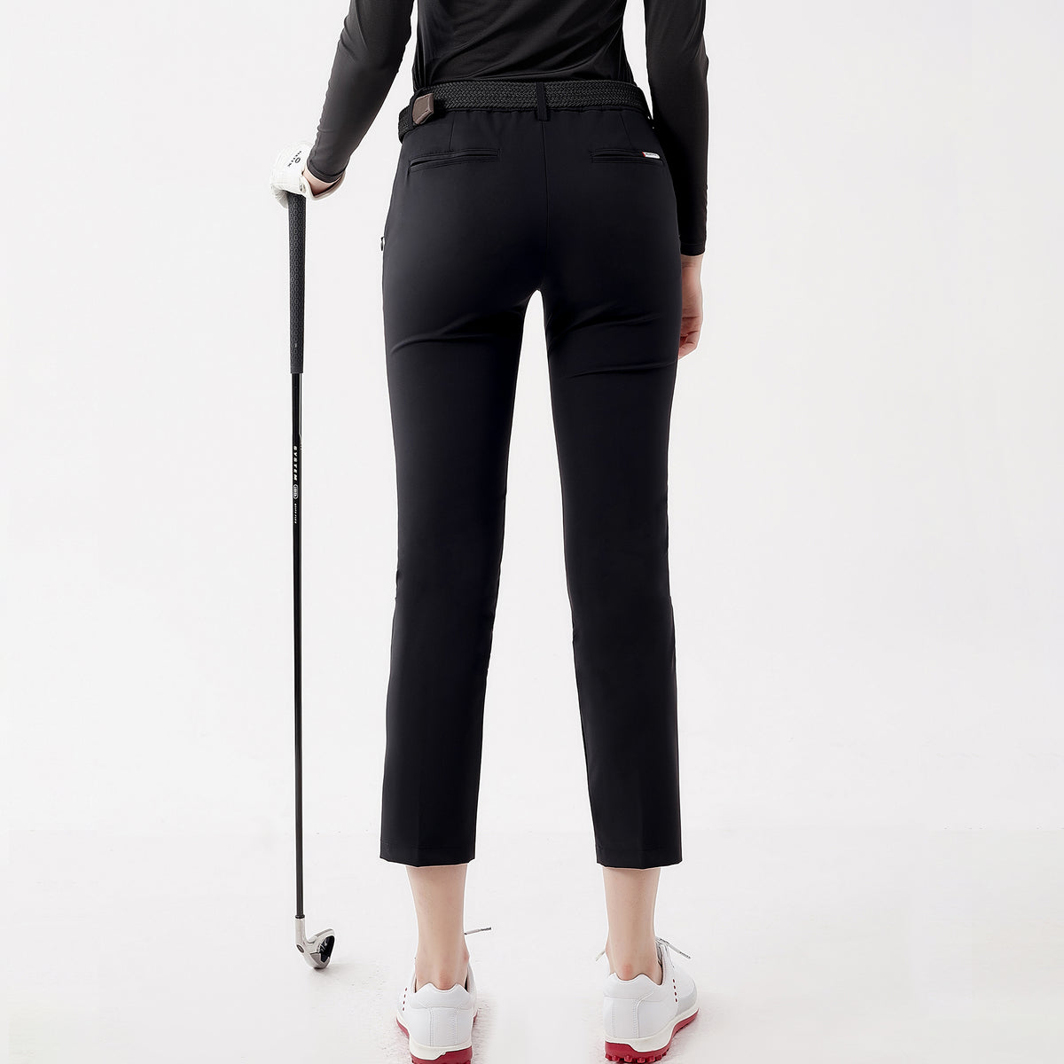 Women's woven cropped pants H60749F