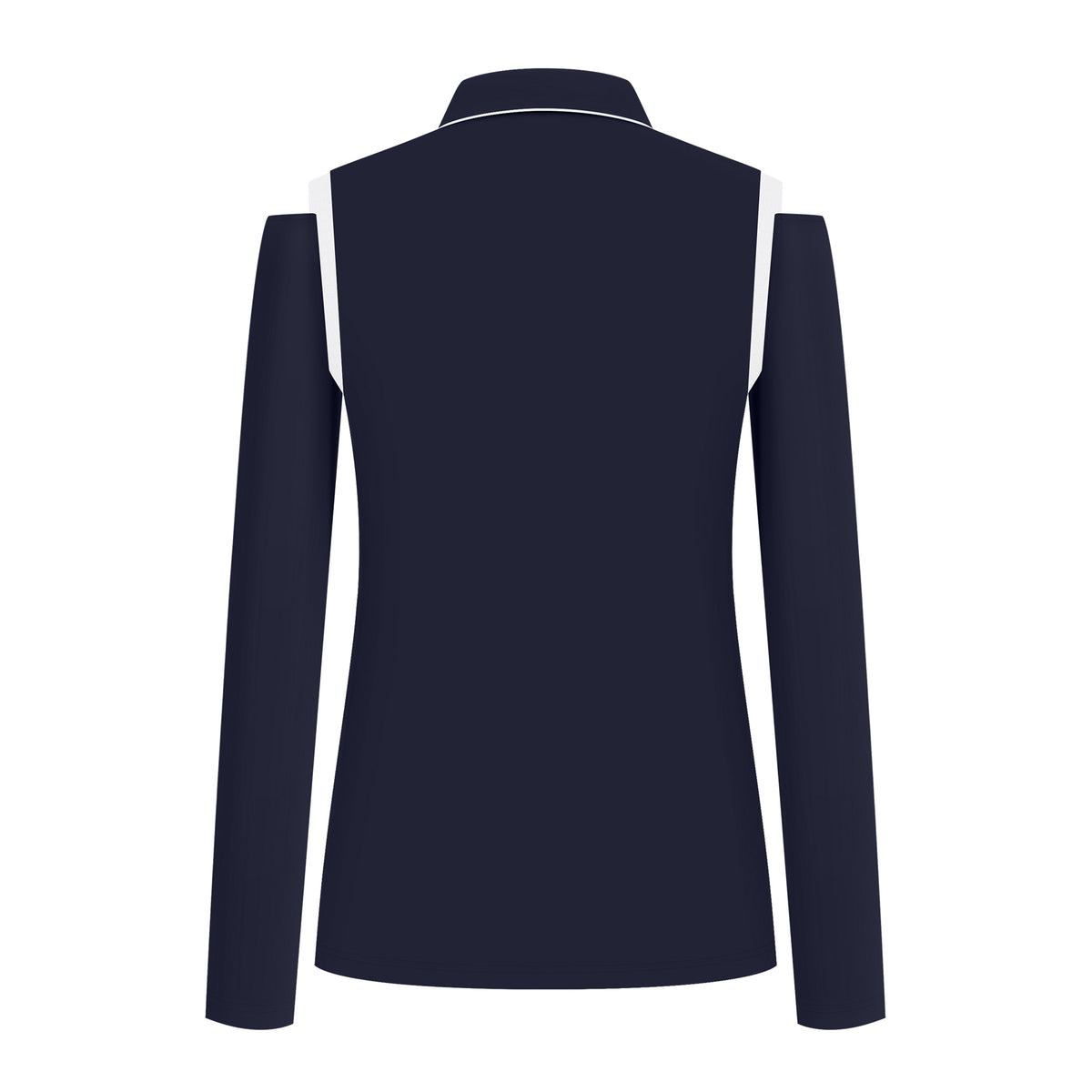 Women's long-sleeved POLO shirt H60257F