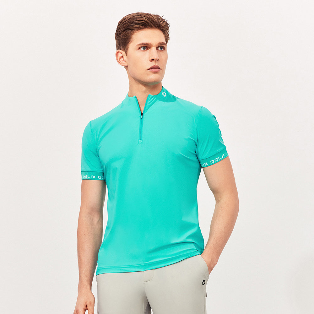 Men's Standing Collar T-shirt HELIX
