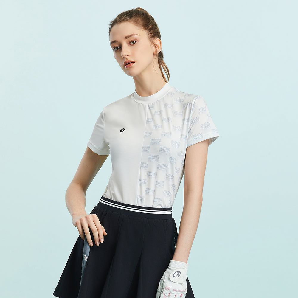 Women's Standing Collar T-shirt HELIX