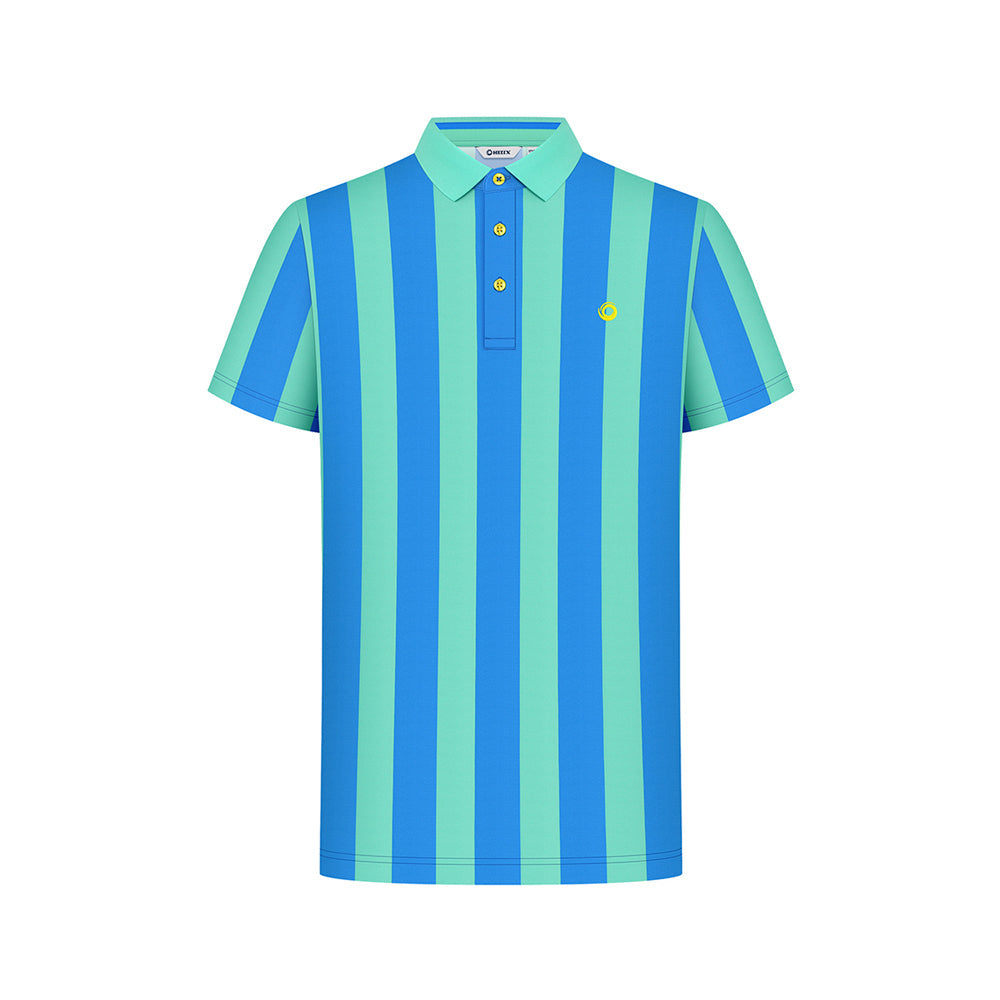 Men's Striped Polo Shirt HELIX