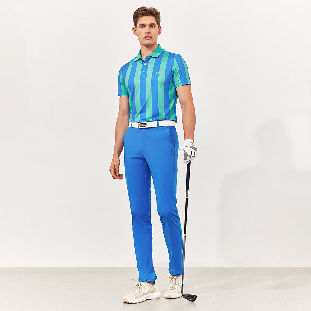 Men's Striped Polo Shirt HELIX