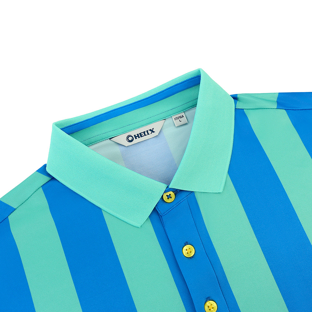 Men's Striped Polo Shirt HELIX
