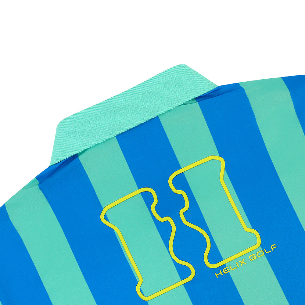 Men's Striped Polo Shirt HELIX