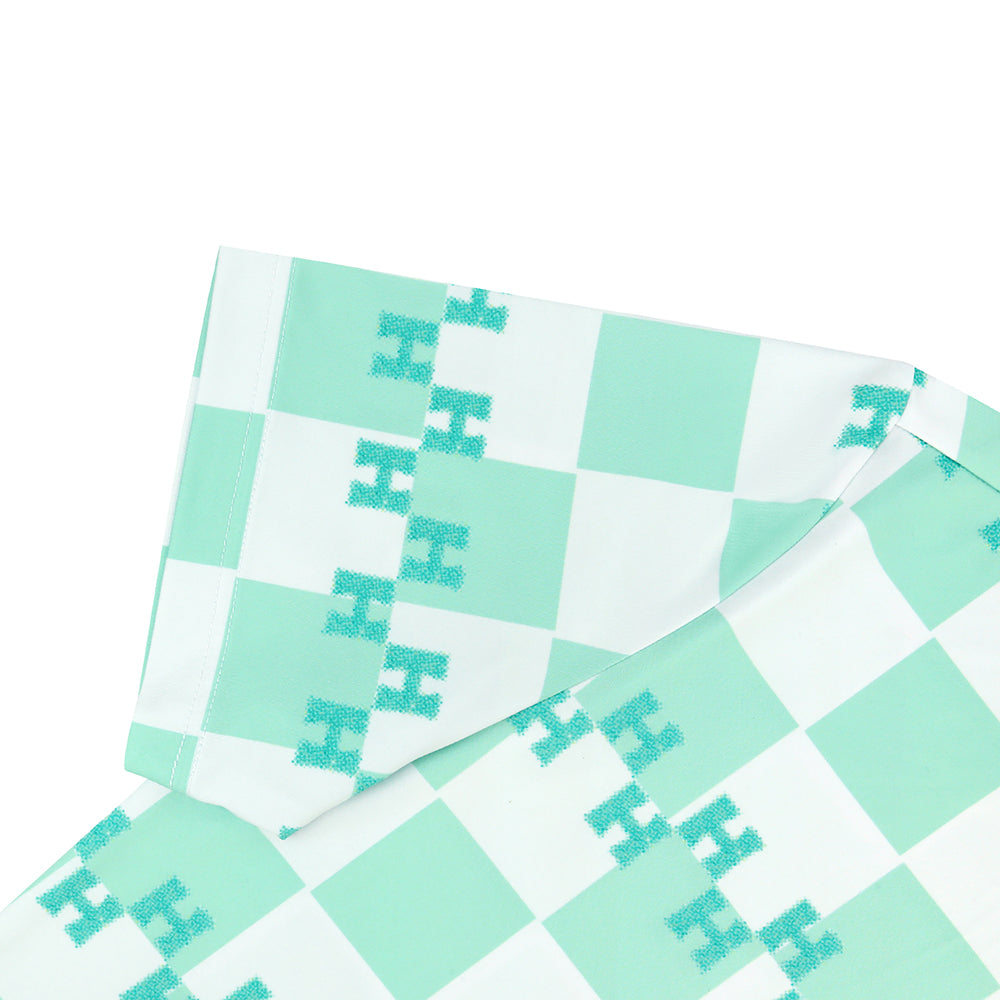 Men's Plaid Polo Shirt HELIX