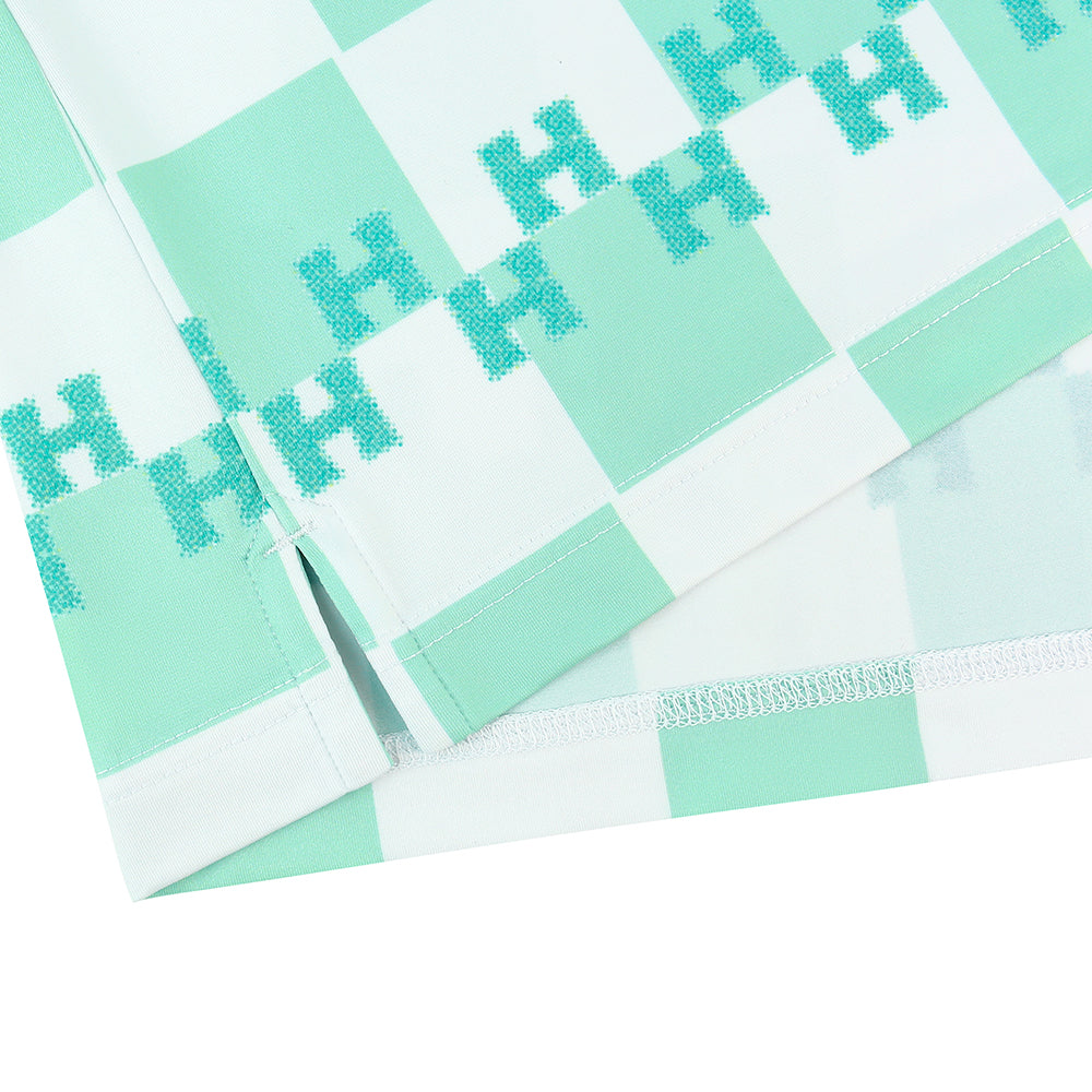 Men's Plaid Polo Shirt HELIX