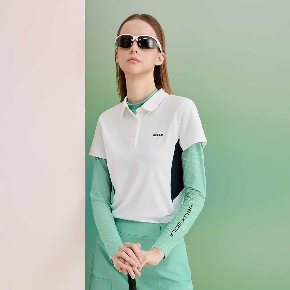 Women's Short Sleeve Polo Shirt H601317F