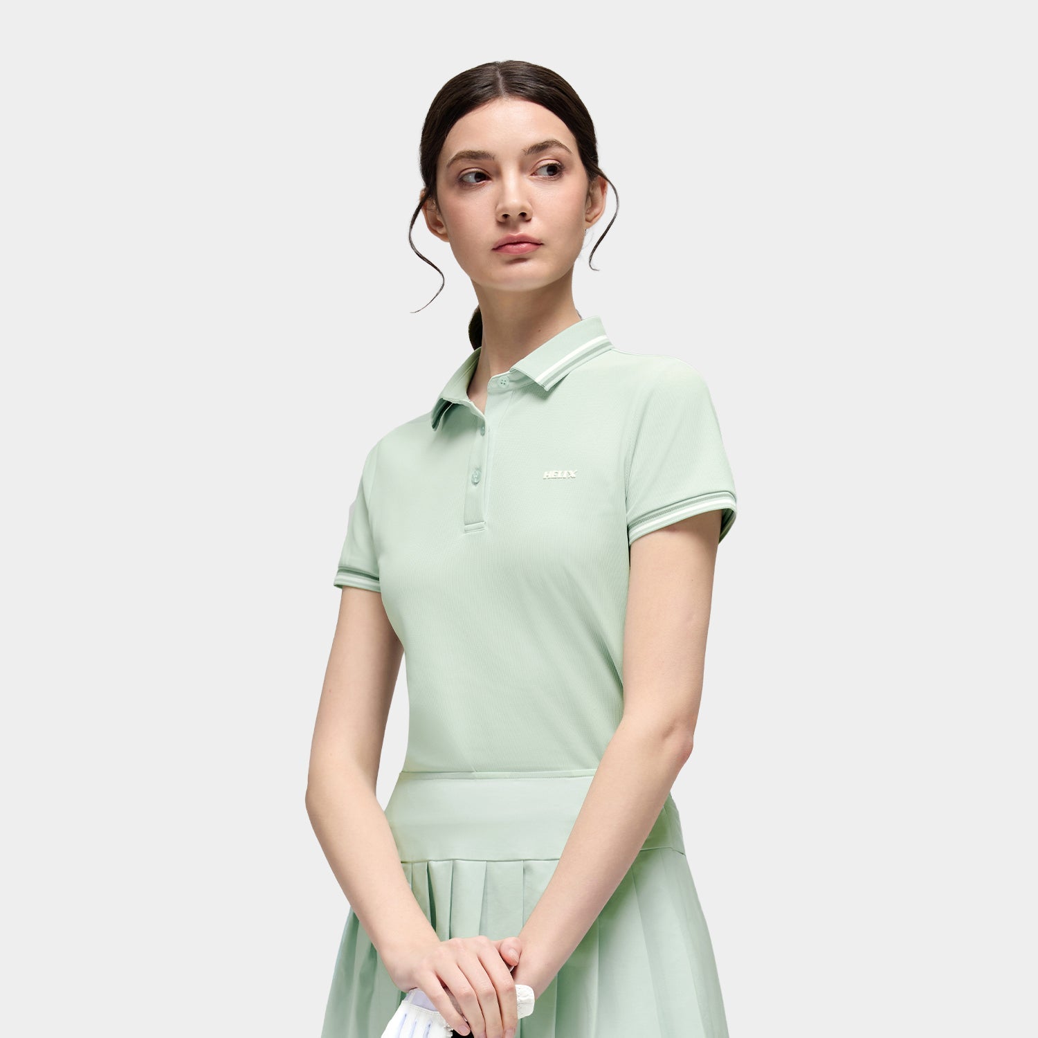 Women's short-sleeve polo shirt HELIX