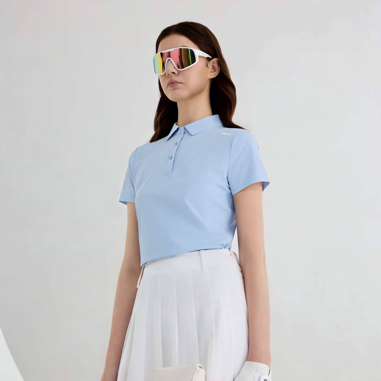 Women's short-sleeve polo shirt HELIX