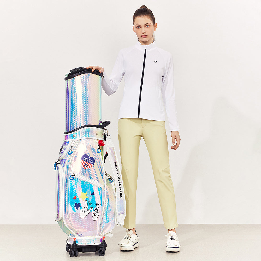 Women's Standing Collar Knitted Jacket HELIX