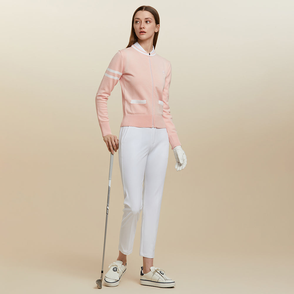 Women's Round Neck Cardigan HELIX