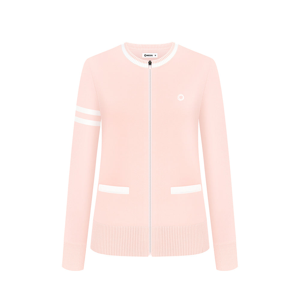 Women's Round Neck Cardigan HELIX