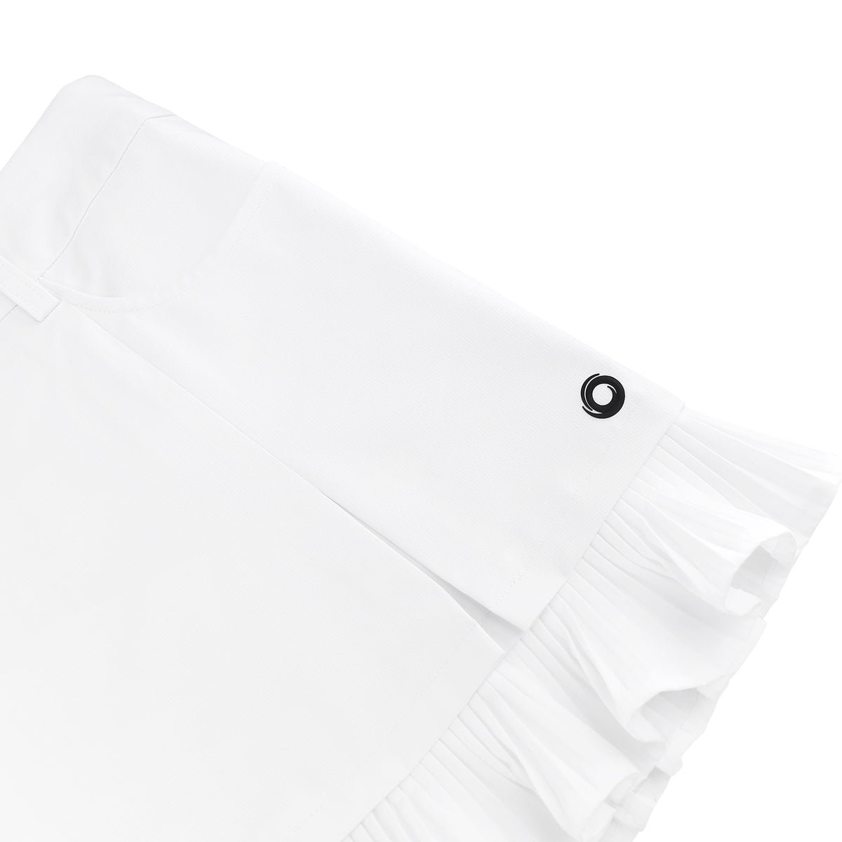 Splice pleated skirt for women