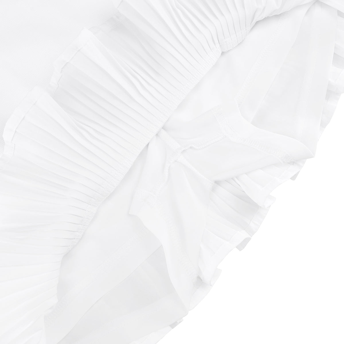 Splice pleated skirt for women