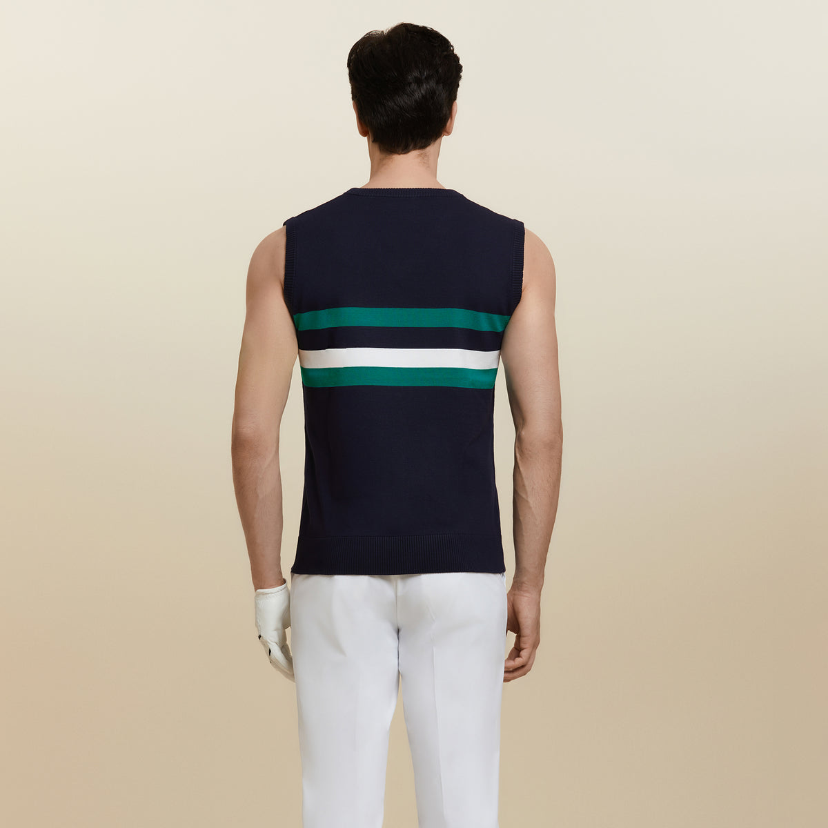 Men's knitted vest H60327