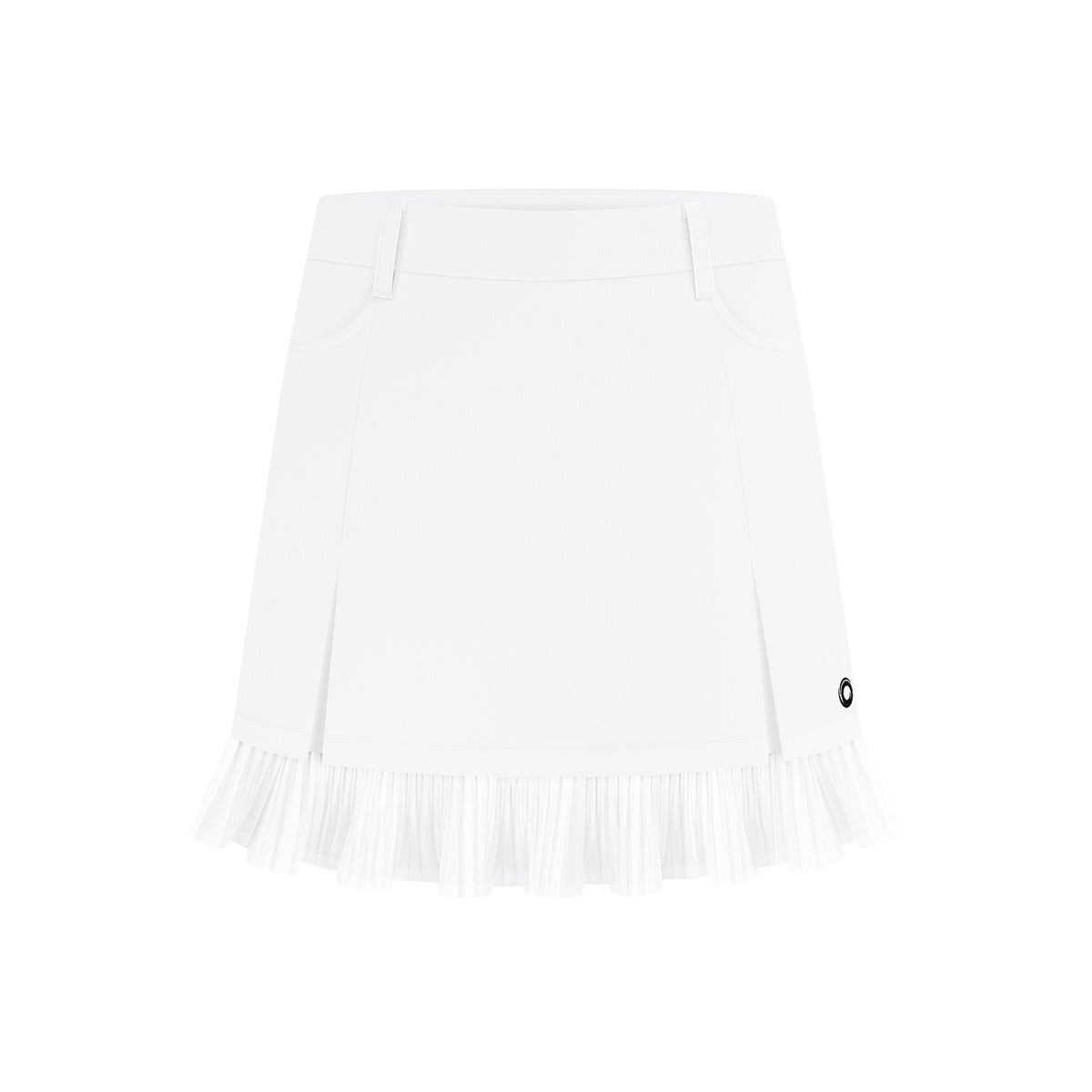 Splice pleated skirt for women