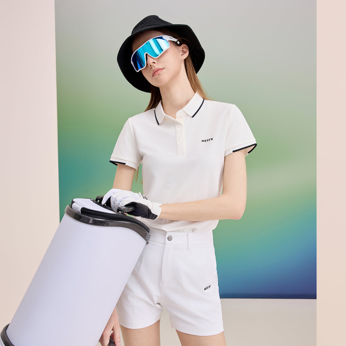 Women's short-sleeve polo shirt