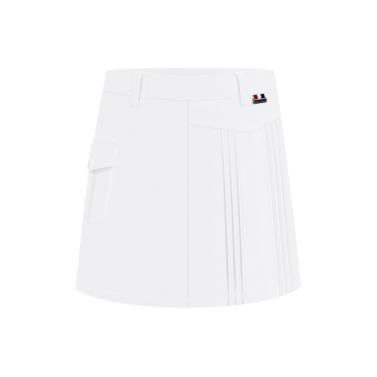 Elastic woven skirt for women