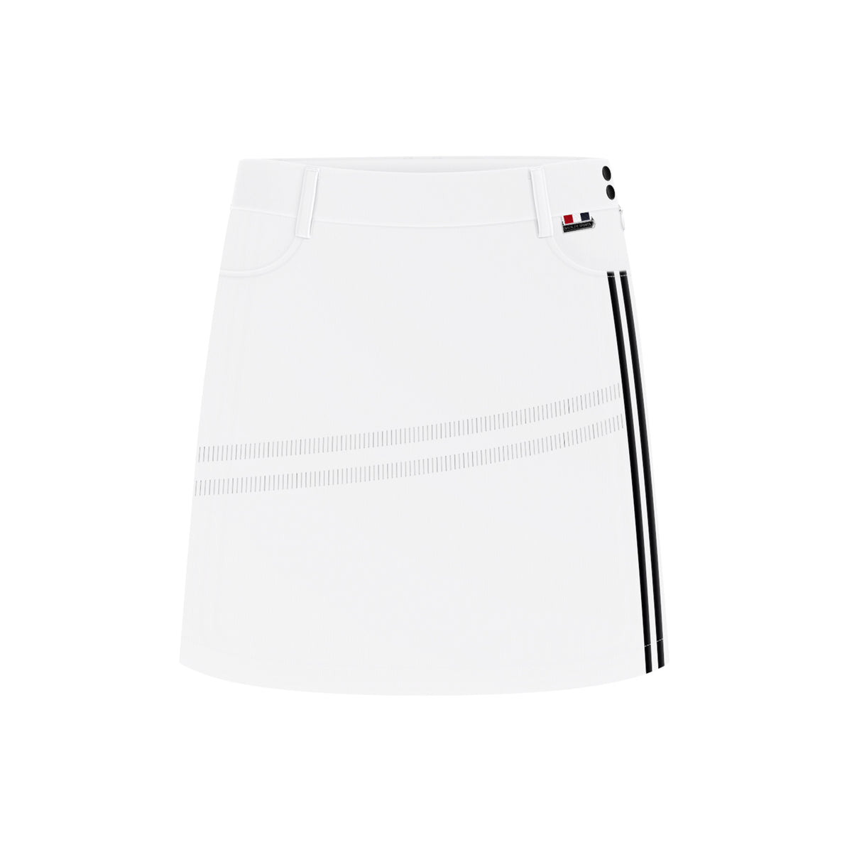 Elastic woven skirt for women