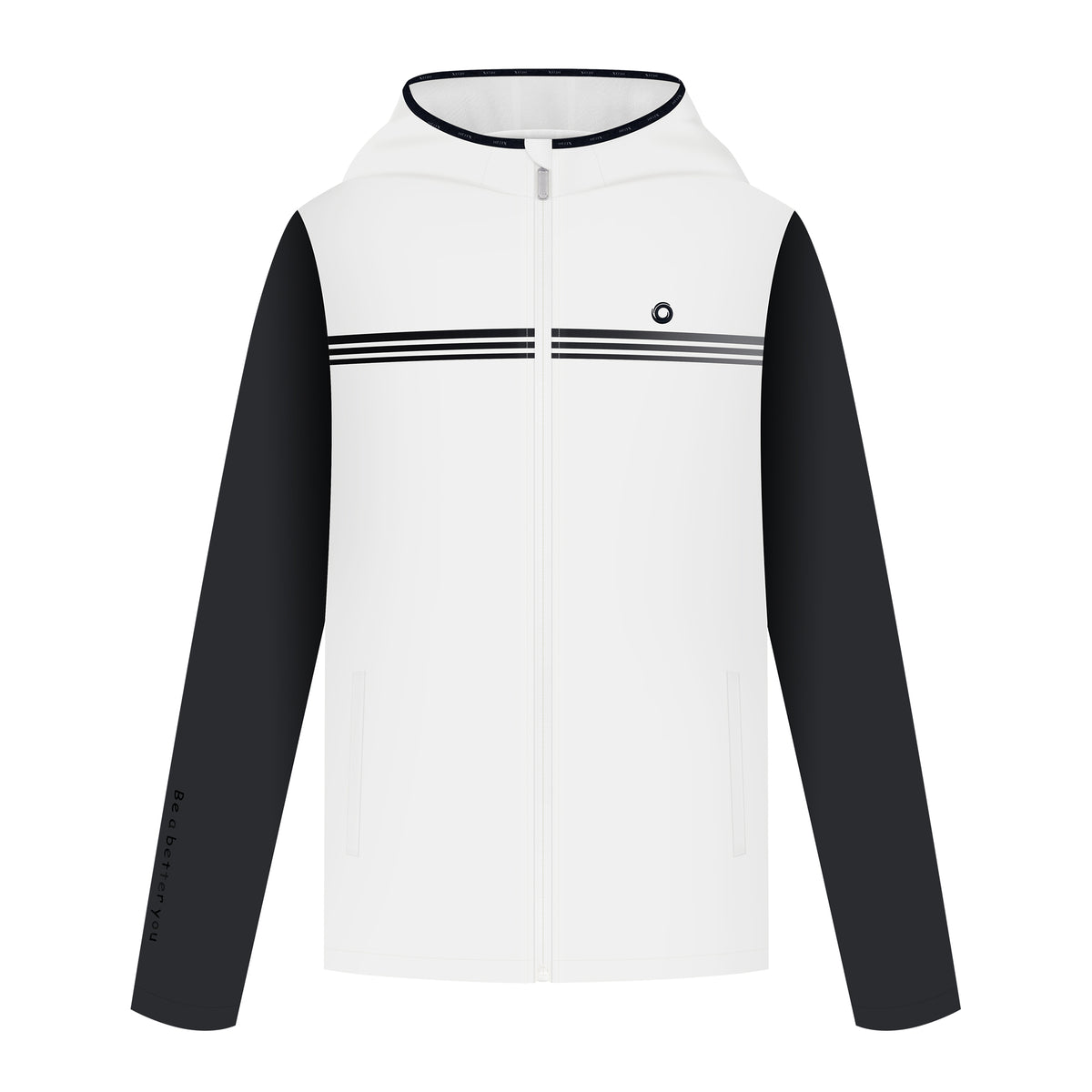 Men's hooded woven jacket
