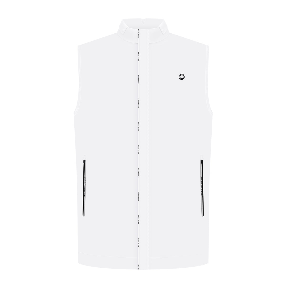 Men's stand - collar vest