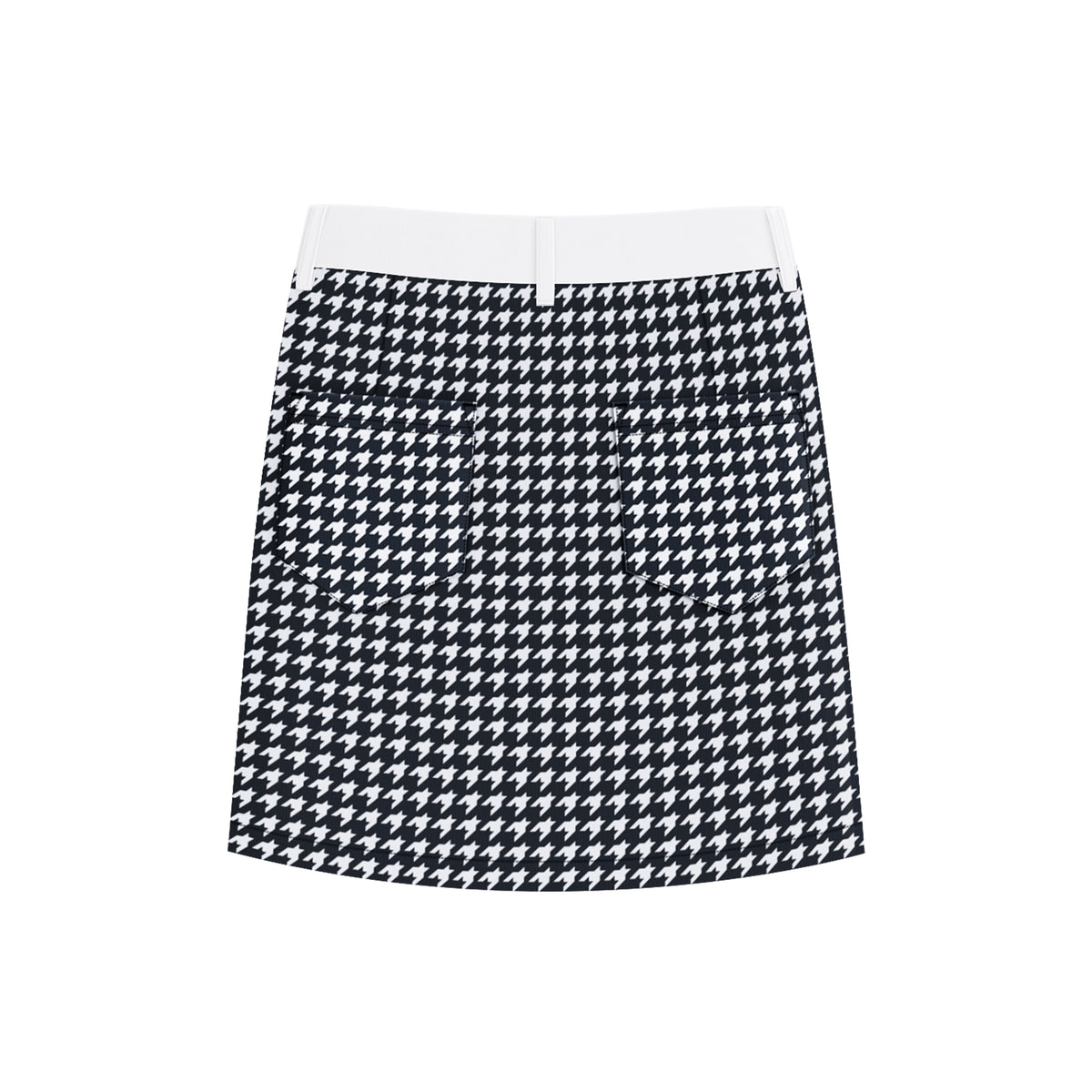 Houndstooth skirt for women