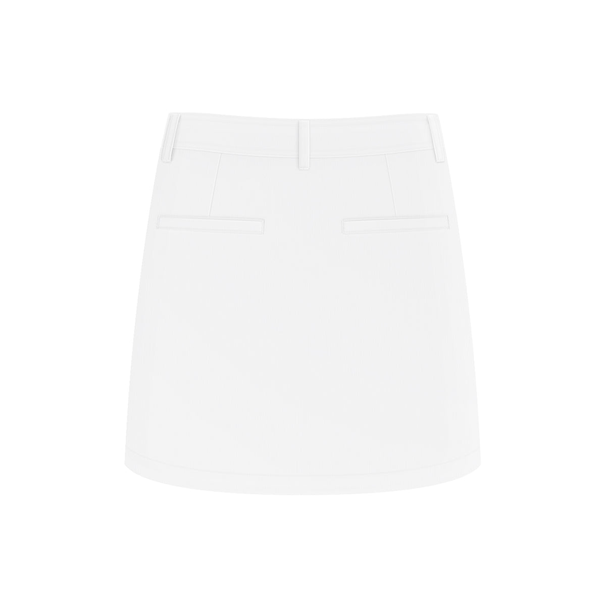 Elastic woven skirt for women