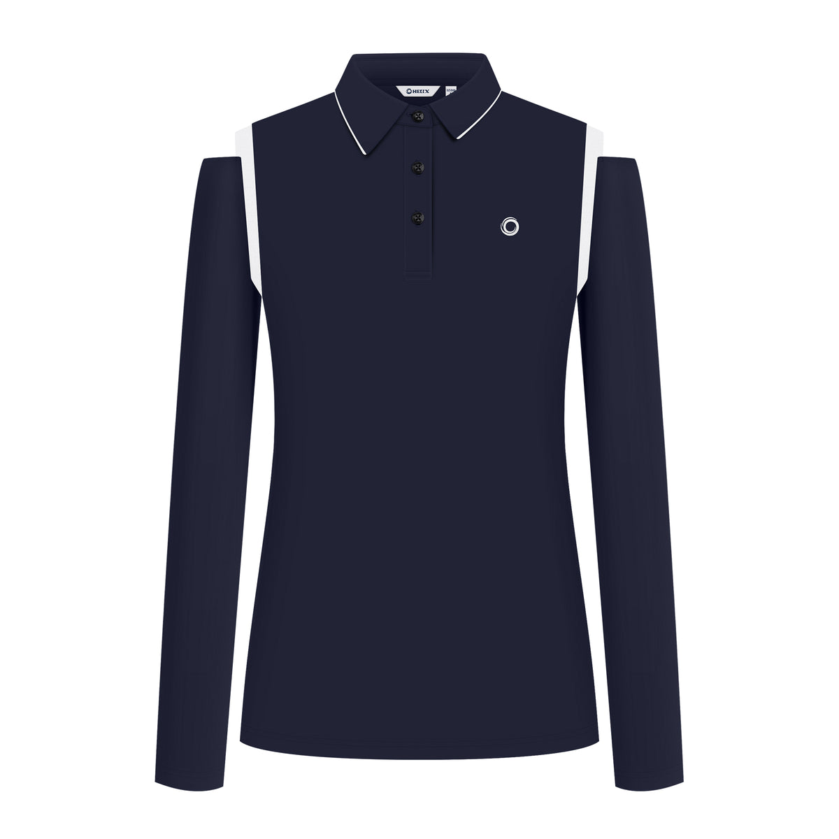 Women's long-sleeved POLO shirt