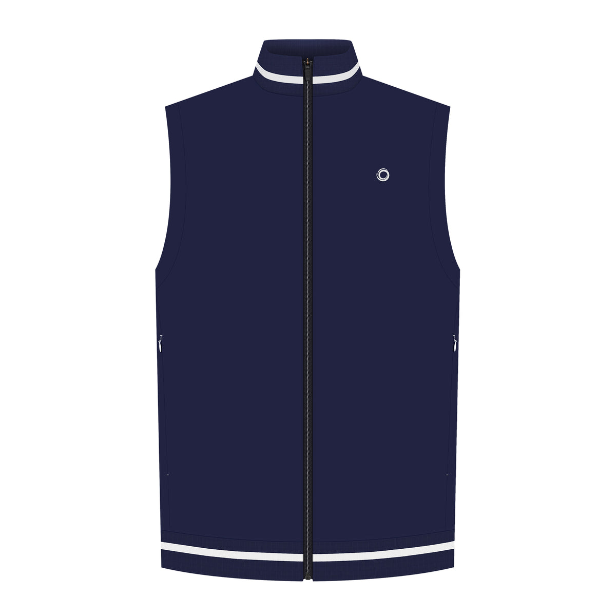 Men's Stand Collar Woven Vest H60320