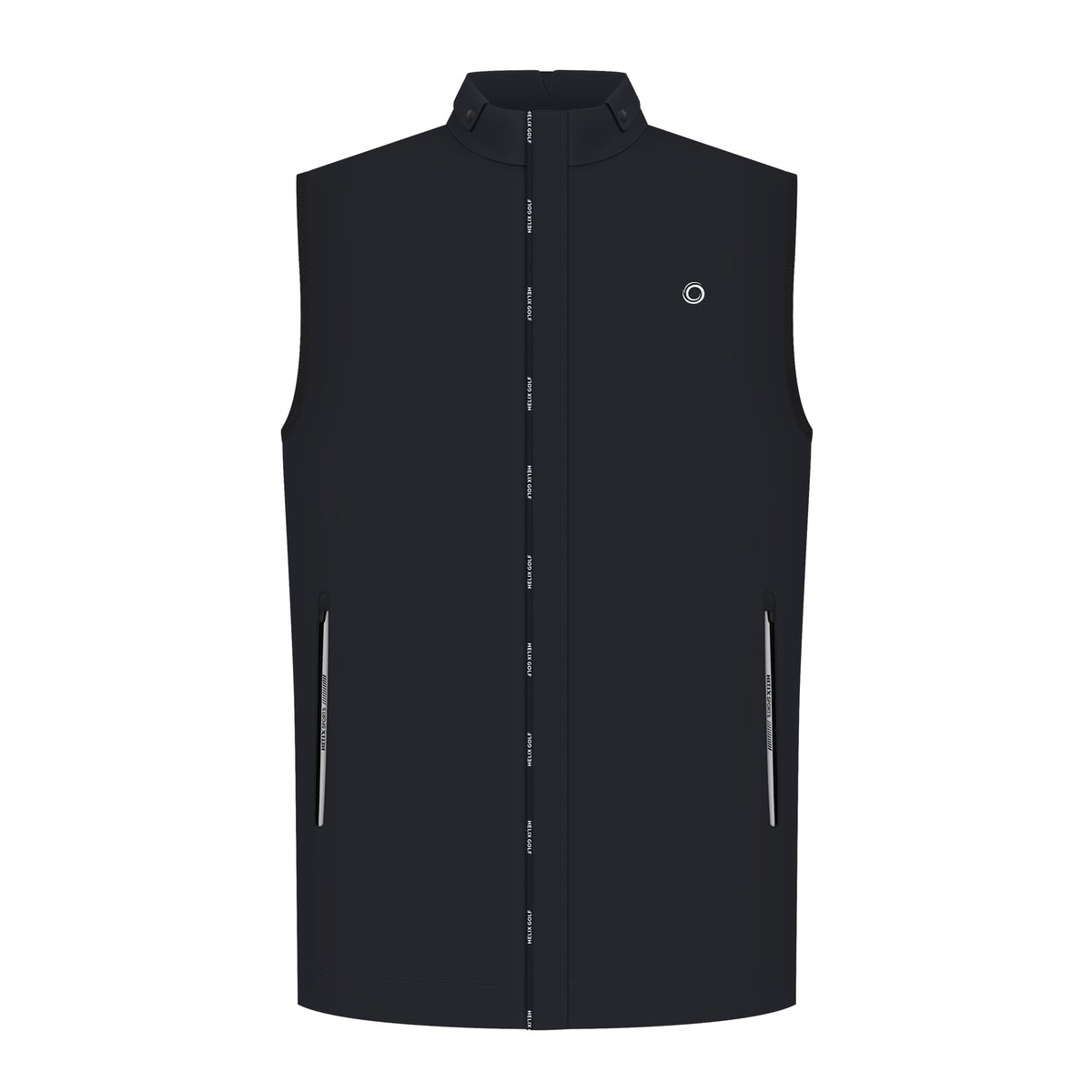 Men's stand - collar vest