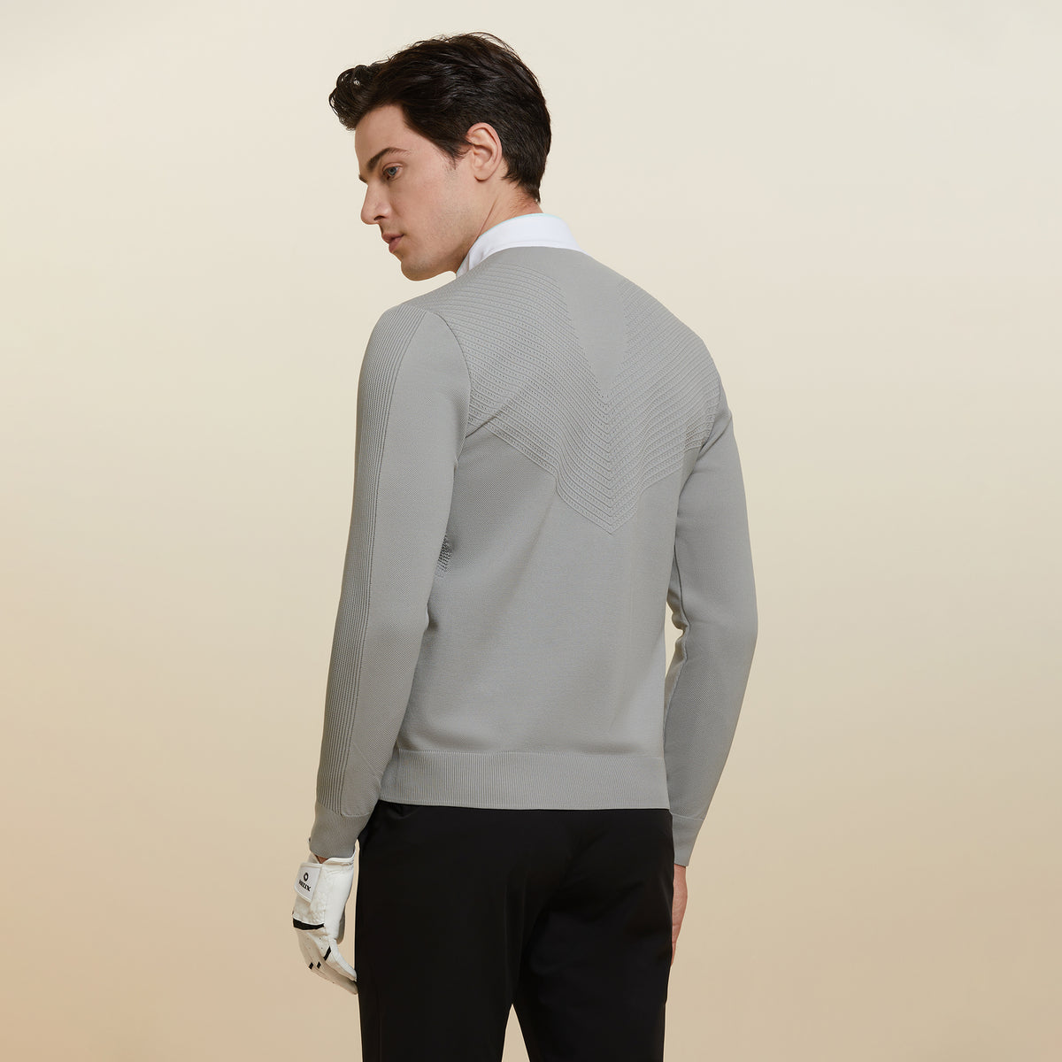 Men's knitted coat H60566