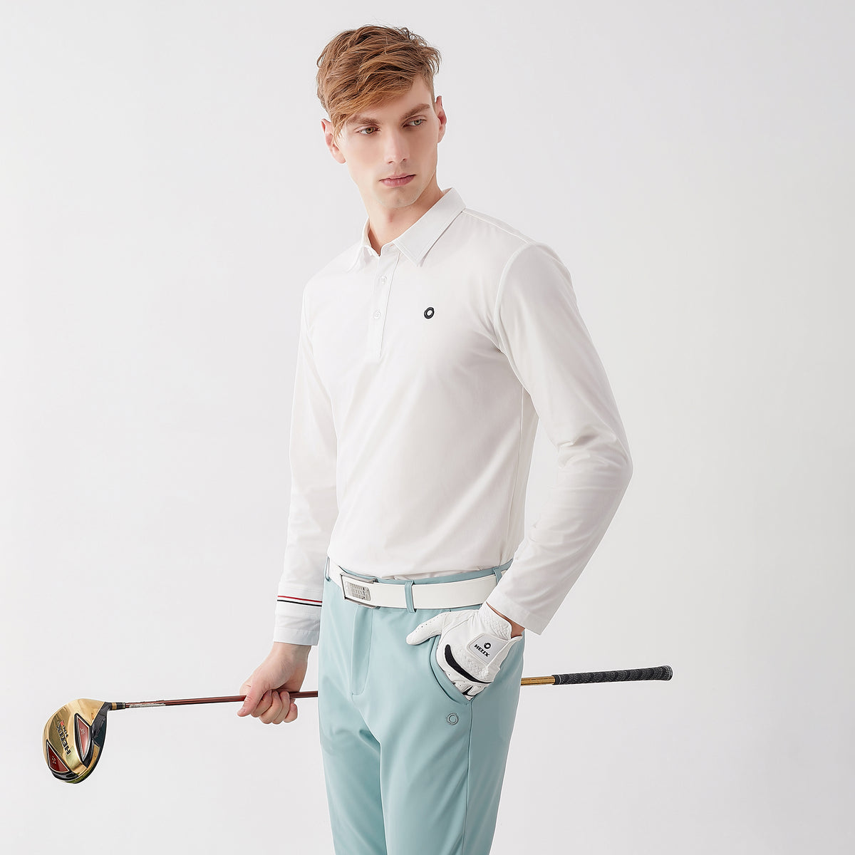 Men's Long-Sleeved Polo Shirt