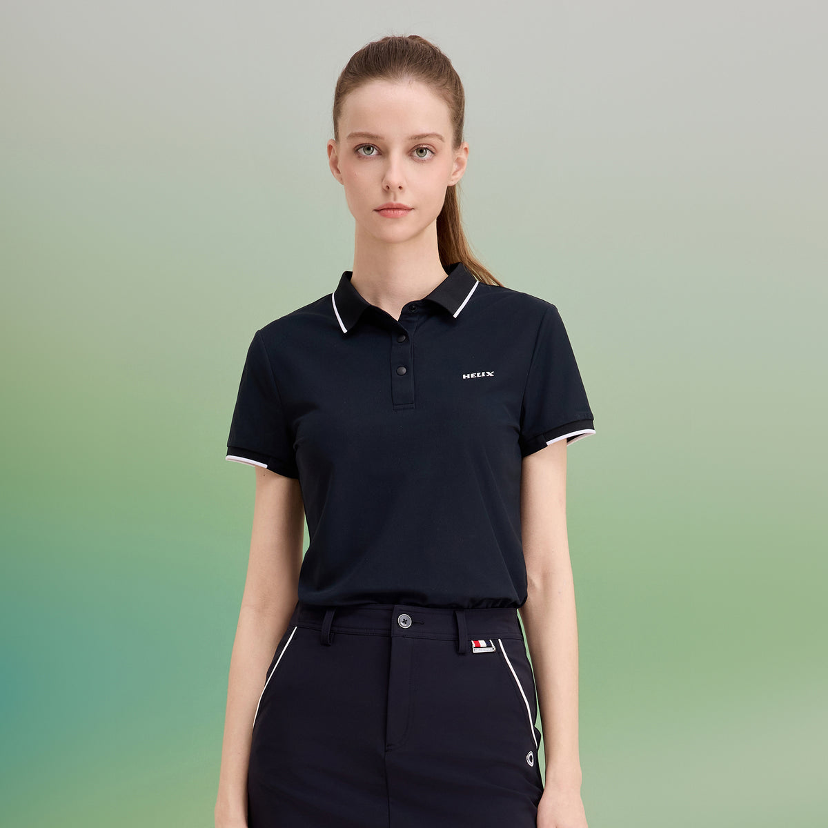 Women's short-sleeve polo shirt