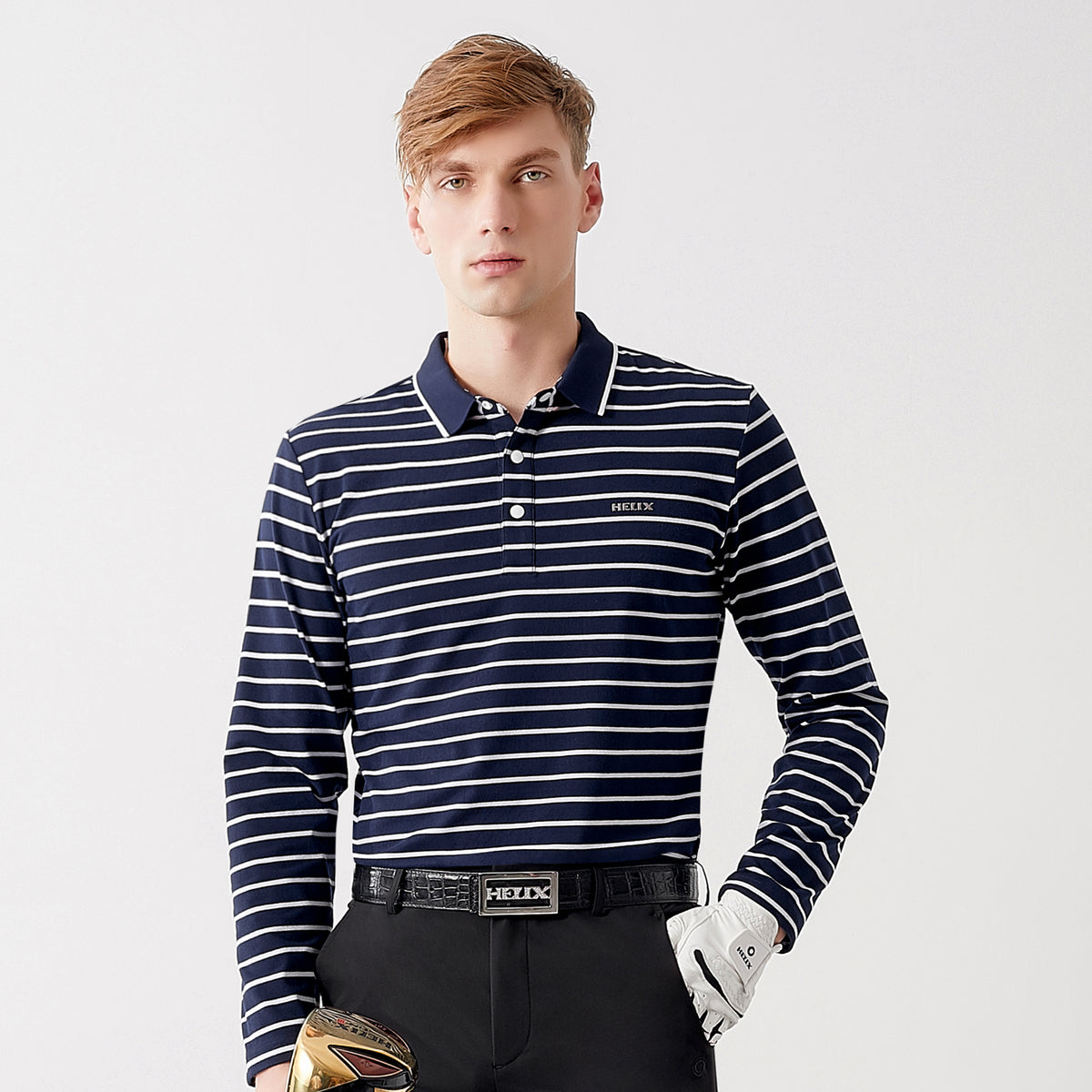 Striped Long Sleeve Shirt For Men