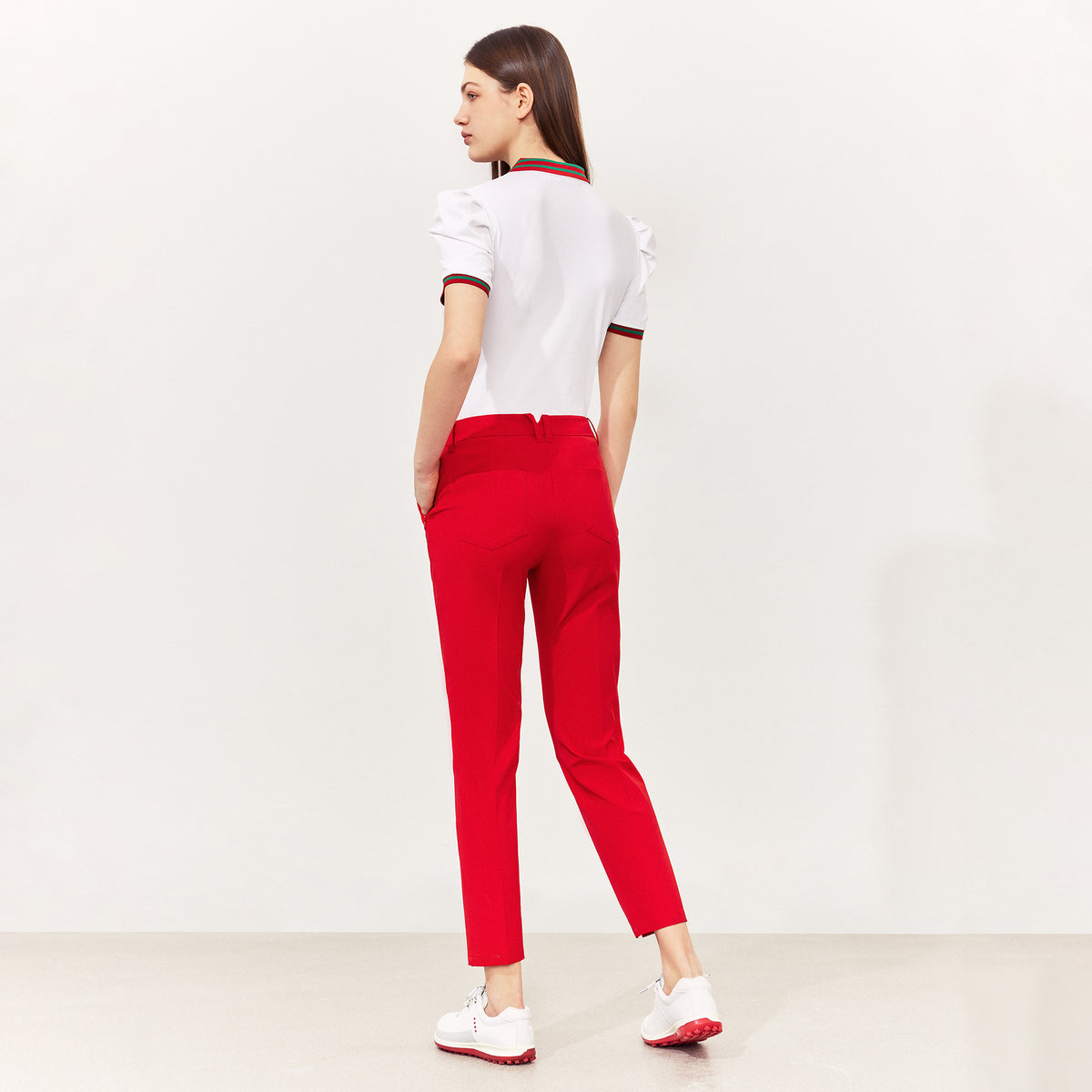 Women's short-sleeved POLO shirt