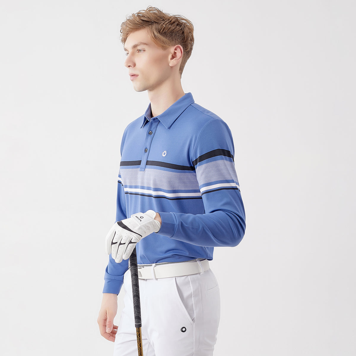 Long Sleeve Polo Shirt For Men