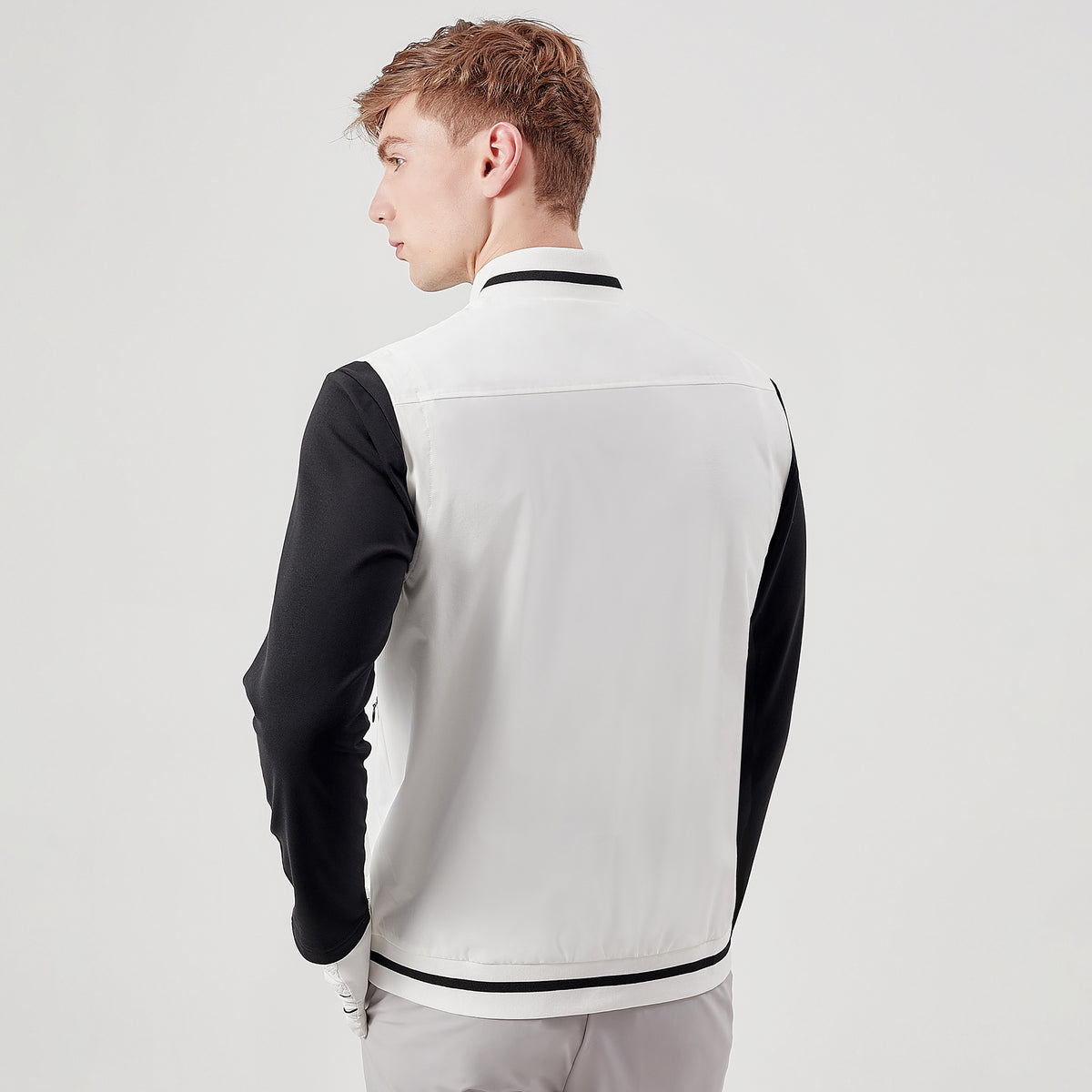 Men's Stand Collar Woven Vest H60320