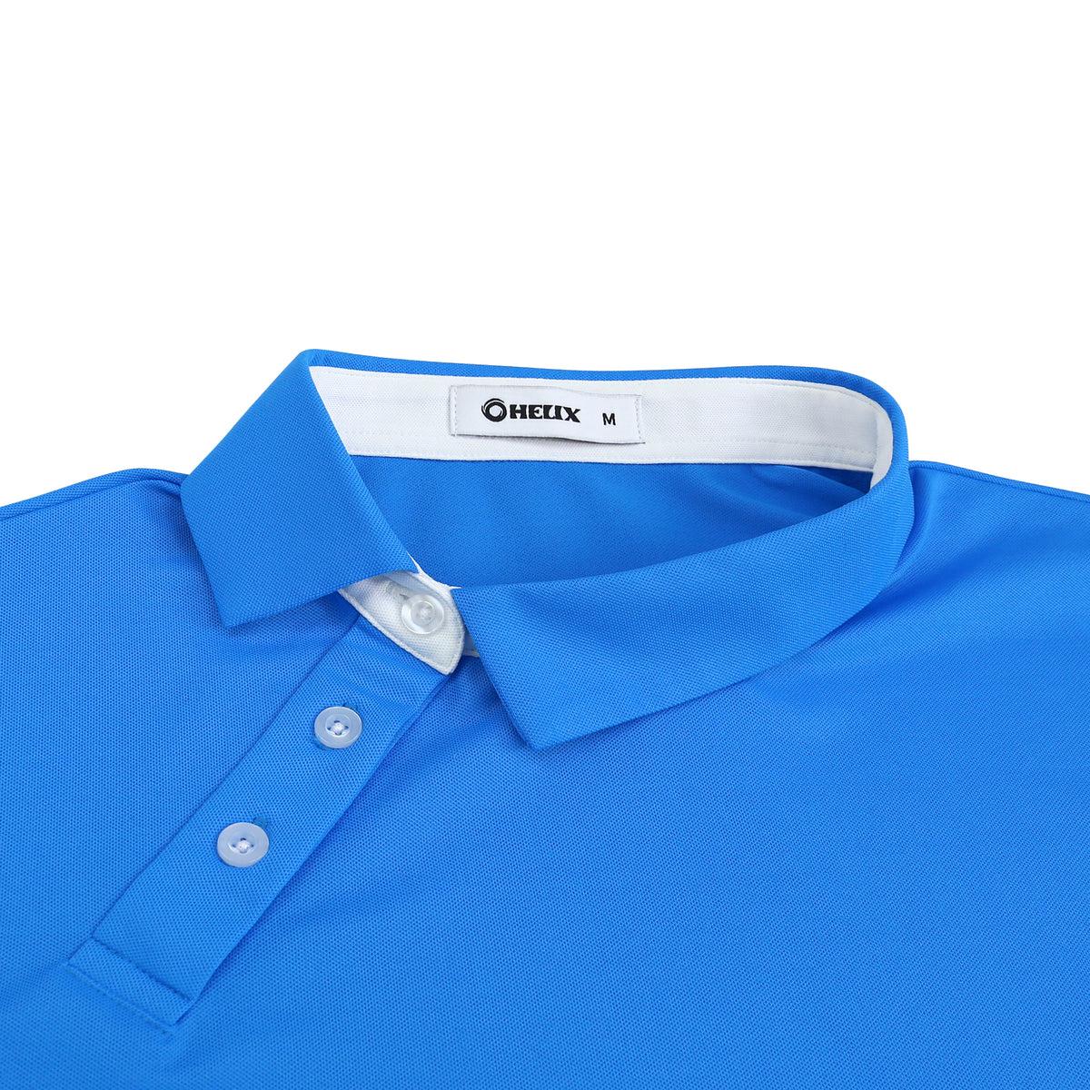 Skew Collar Polo Shirt For Women H60194F