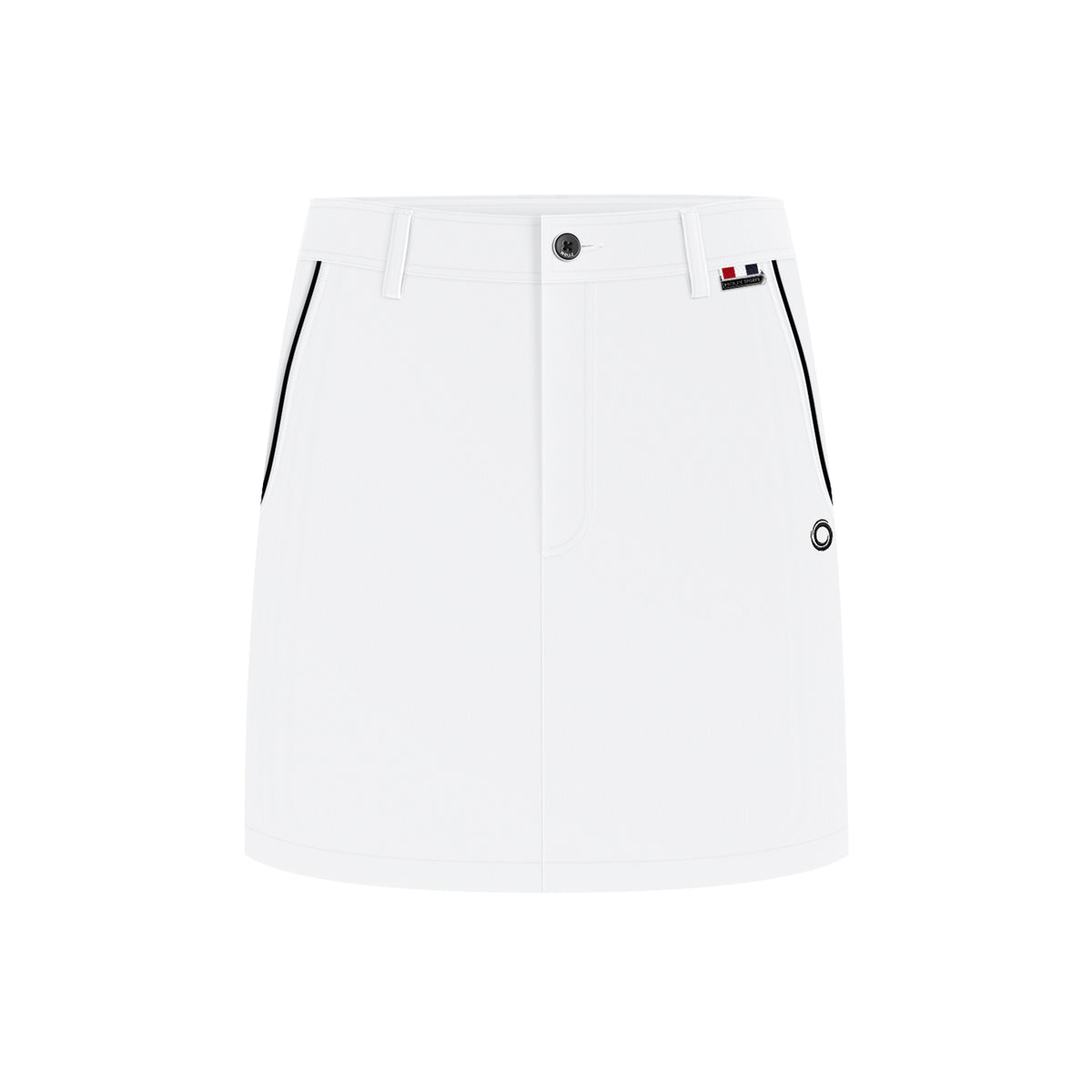 Elastic woven skirt for women