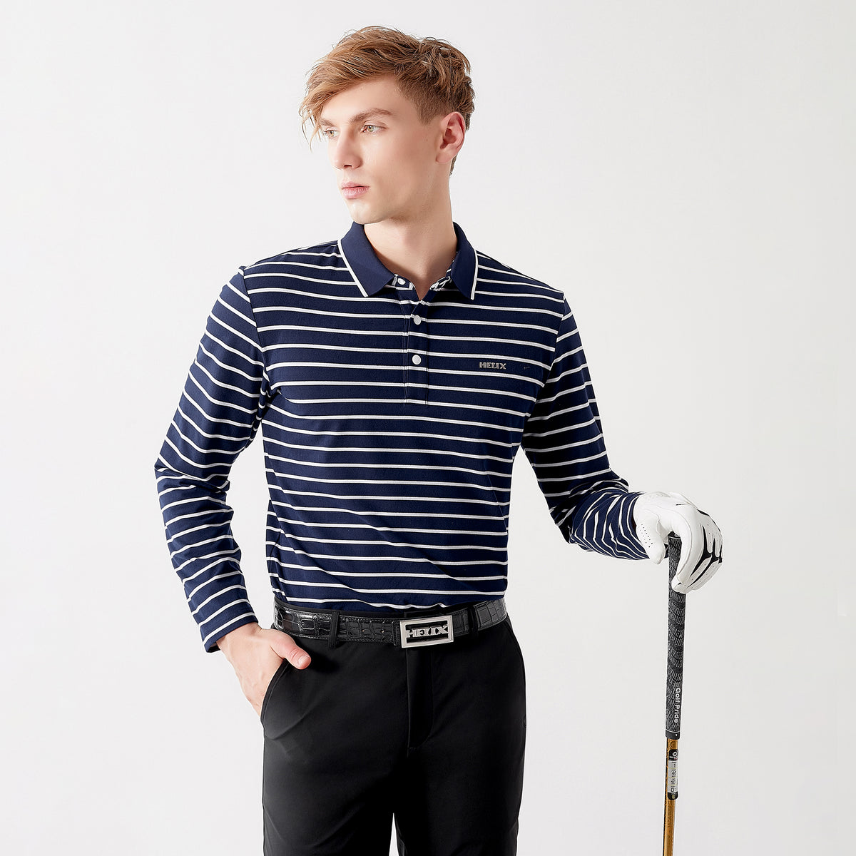 Striped Long Sleeve Shirt For Men