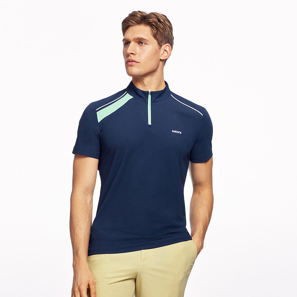 Men's Standing Collar T-shirt HELIX