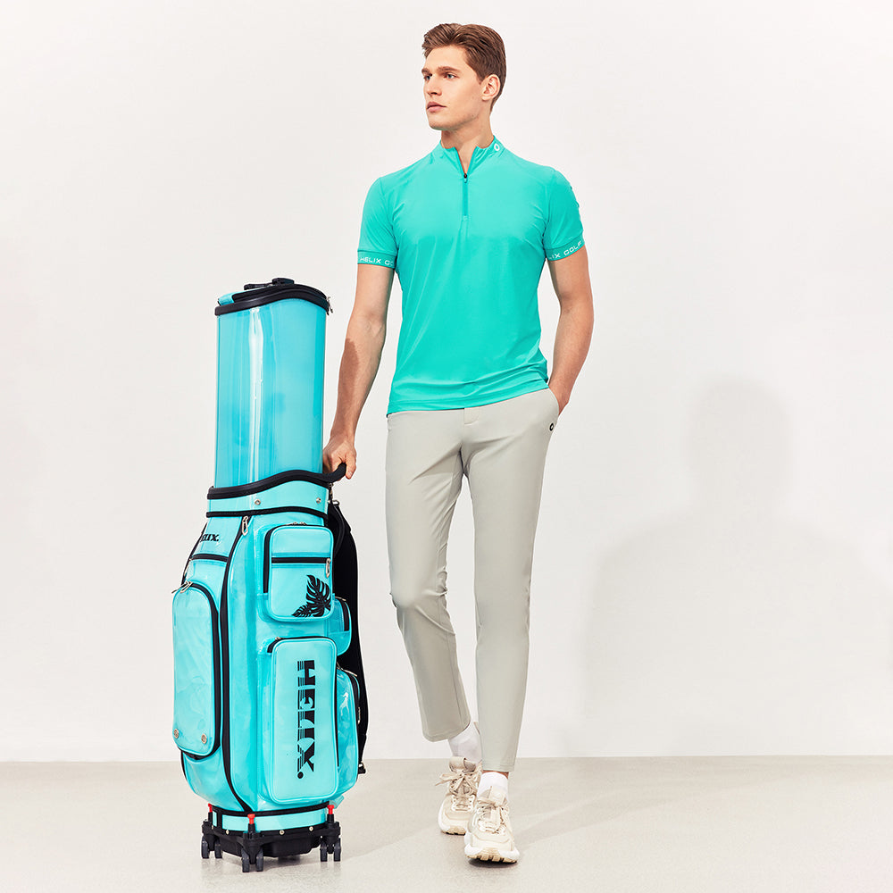 Men's Standing Collar T-shirt HELIX