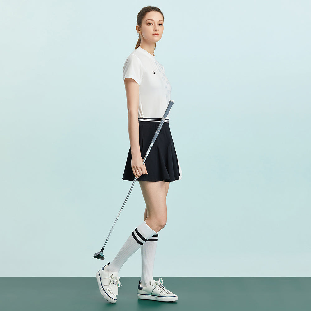 Women's Standing Collar T-shirt HELIX