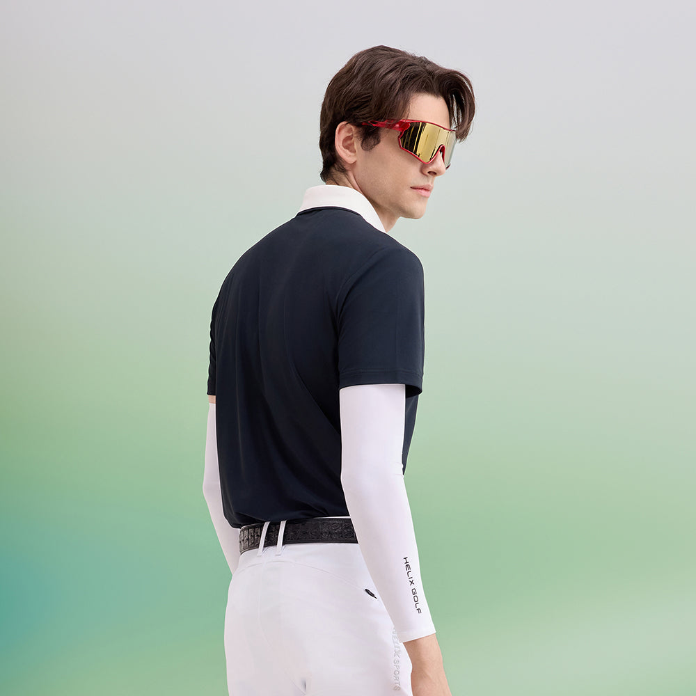 Men's short-sleeved polo shirt