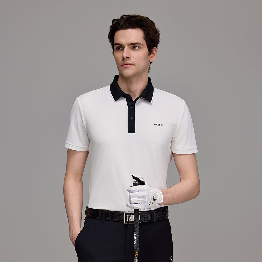 Men's short-sleeved polo shirt