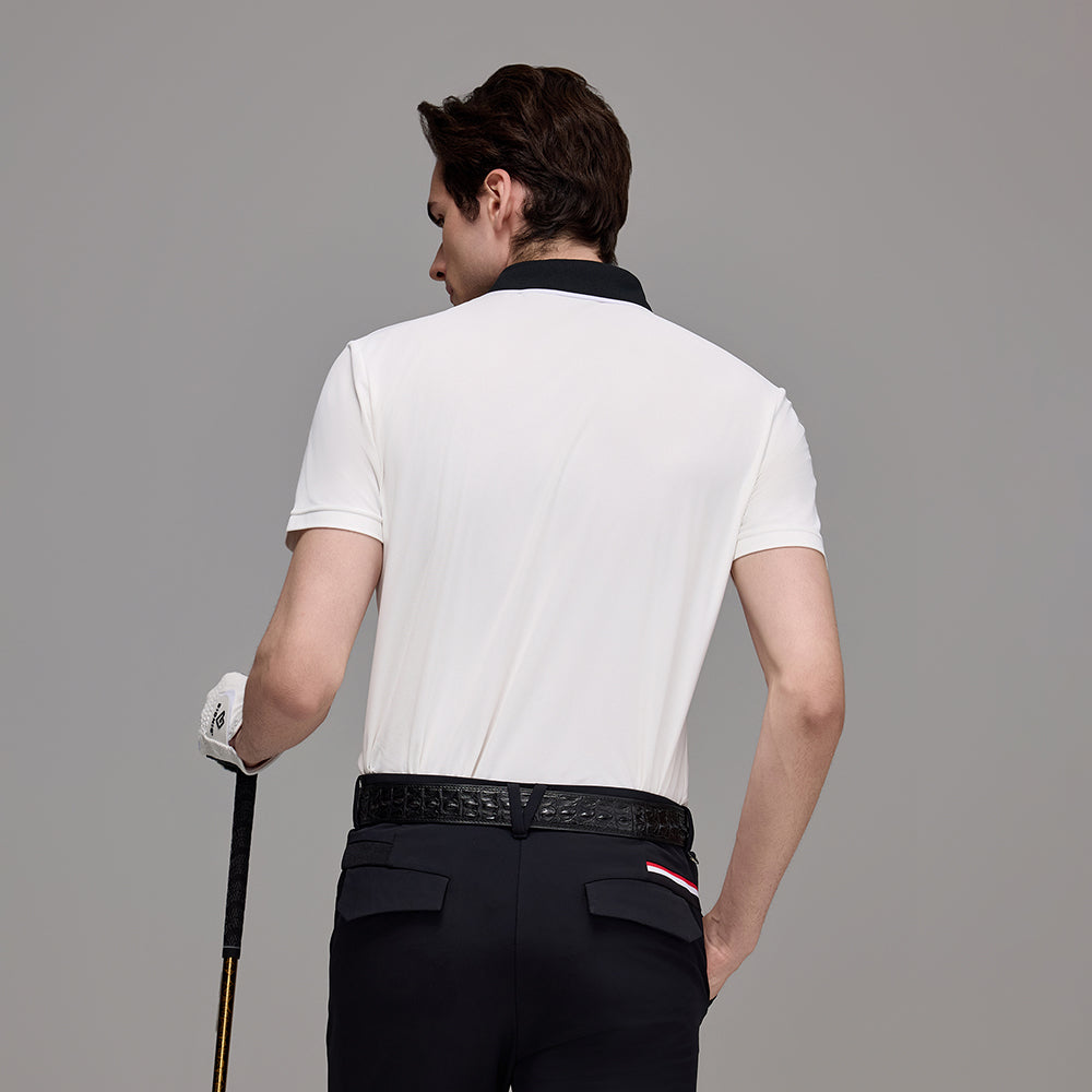 Men's short-sleeved polo shirt
