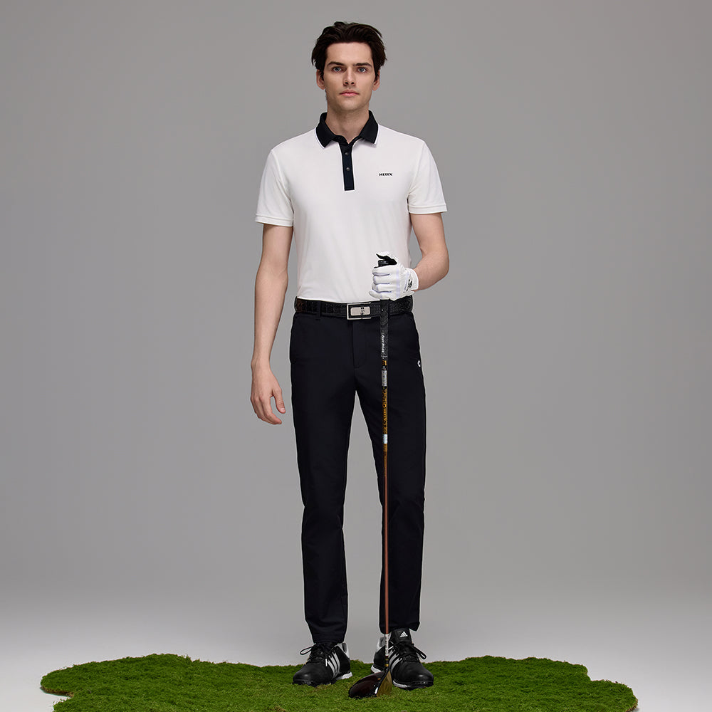 Men's short-sleeved polo shirt