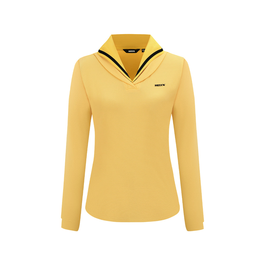 Long Sleeve Polo Shirt For Women