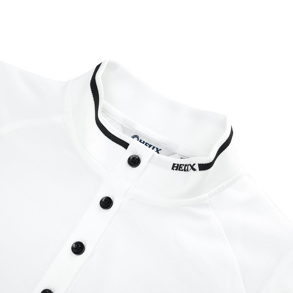 Women's Standing Collar Long Sleeved Shirt HELIX